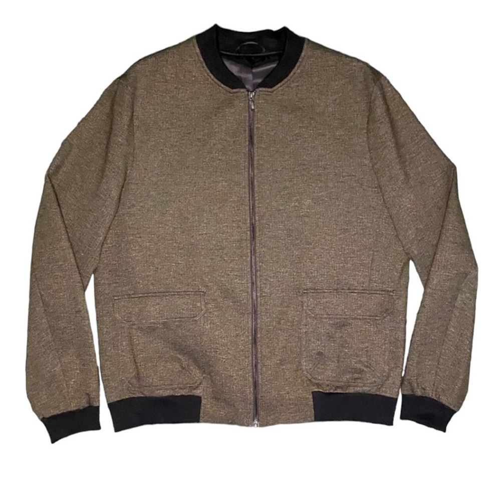 Topman Textured Zip Bomber Jacket Coat 46